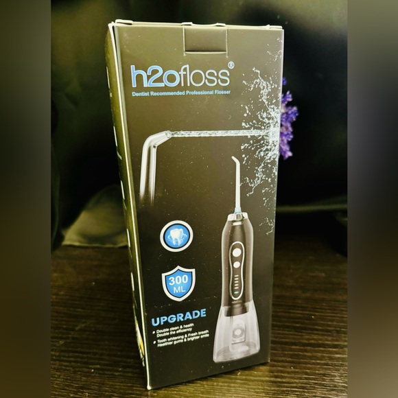 H2O Dental Flosser Teeth, 5 Modes Rechargeable Waterproof Orthopedic Cleaner - Picture 10 of 10